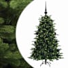 vidaXL Kunstkuusk koos j&otilde;ulukuuliga 120 cm 150 LED-i Soe valge