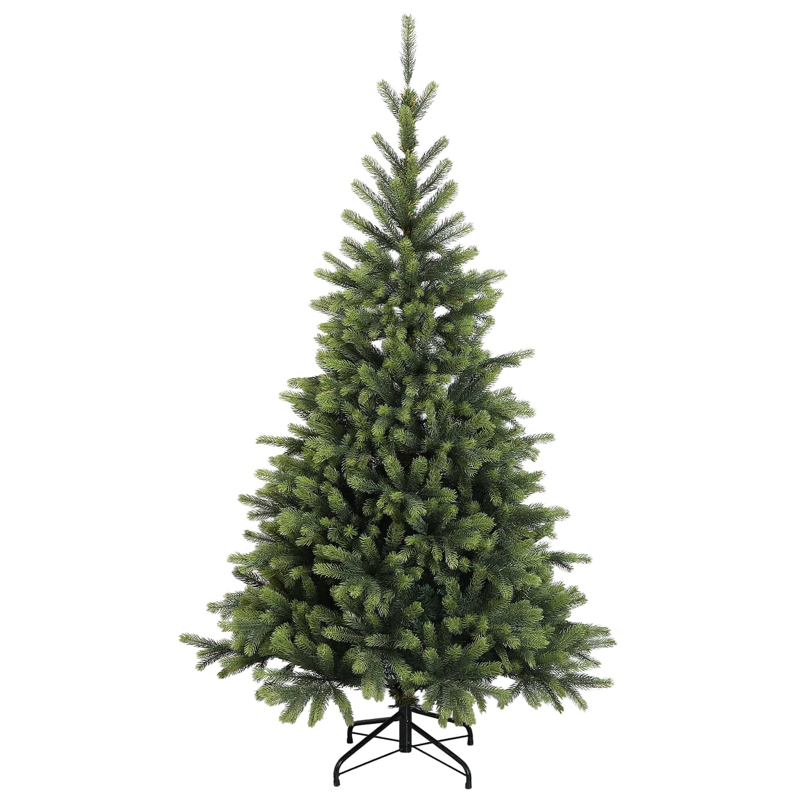 Umetna božična jelka z bučko 150 cm 150 LED Toplo bela