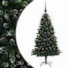 vidaXL Tehisj&otilde;ulukuusk koos kaunistustega 150 cm 150 LED-i Soe valge