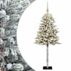 vidaXL Tehisj&otilde;ulukuusk koos kaunistustega 120 cm 150 LED-i Soe valge