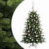 vidaXL Kunstkuusk koos j&otilde;ulukuuliga 120 cm 150 LED-i Soe valge