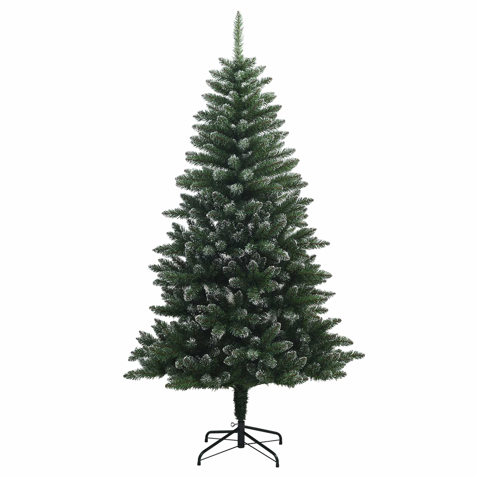 Umjetno božično drevo z okrasnimi kroglami 150 cm 150 LED
