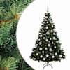vidaXL Tehisj&otilde;ulukuusk koos kaunistustega 120 cm 150 LED-i Soe valge