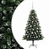 vidaXL Tehisj&otilde;ulukuusk koos kaunistustega 150 cm 150 LED-i Soe valge