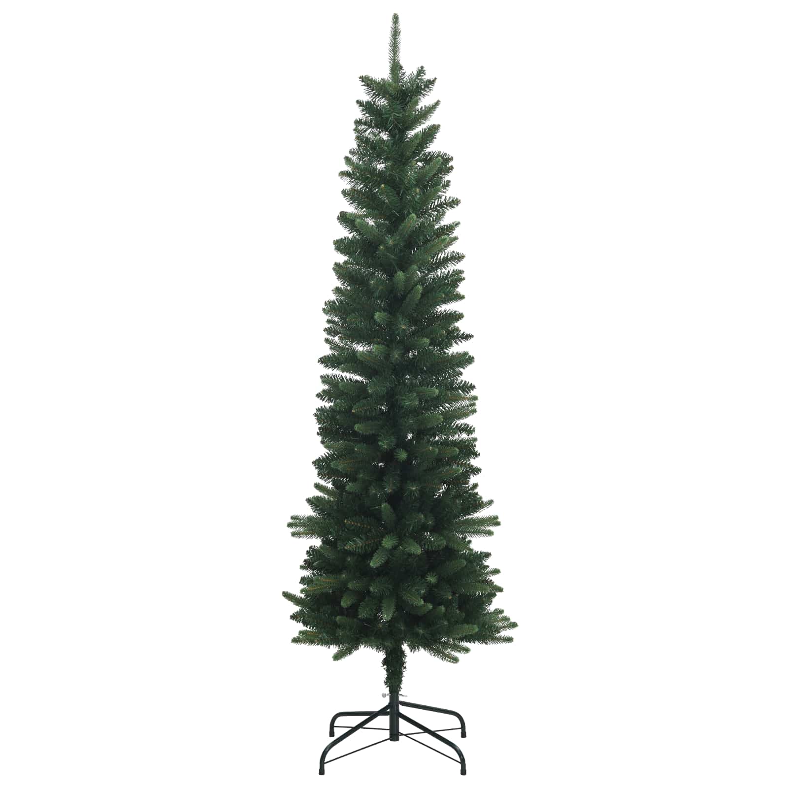 Umetno ozko božično drevesce z božično kroglico 120 cm 150 LED