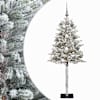 vidaXL Tehisj&otilde;ulukuusk koos kaunistustega 120 cm 150 LED-i Soe valge