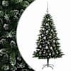 vidaXL Tehisj&otilde;ulukuusk koos kaunistustega 120 cm 150 LED-i Soe valge
