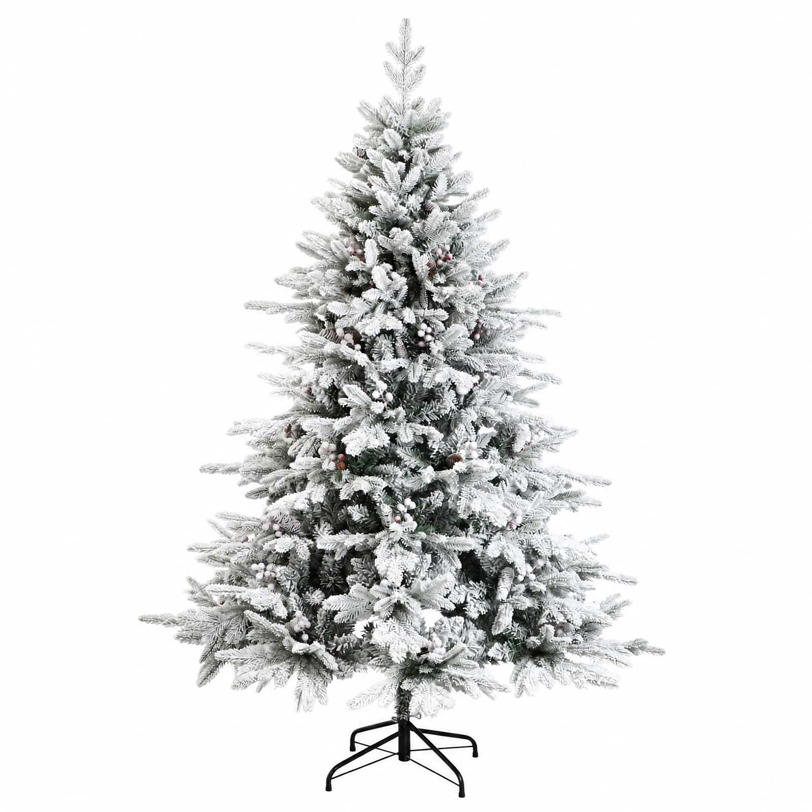 Umetno Zložljivo Božično Drevo 210 cm 300 LED Toplo bela