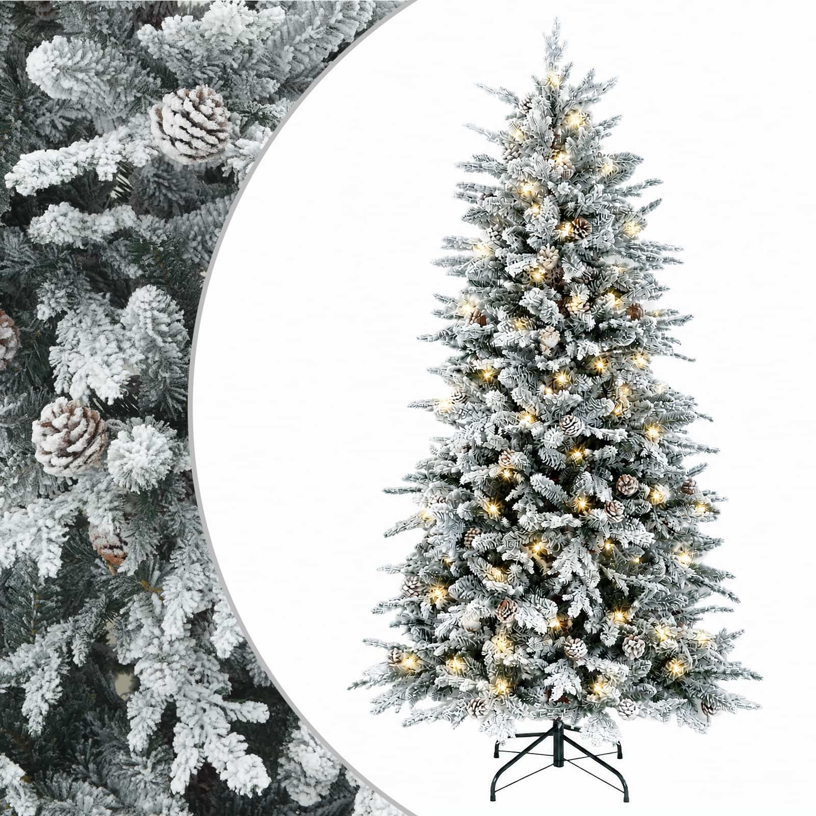 vidaXL Brad de Crăciun artificial cu ramuri articulare 240 cm