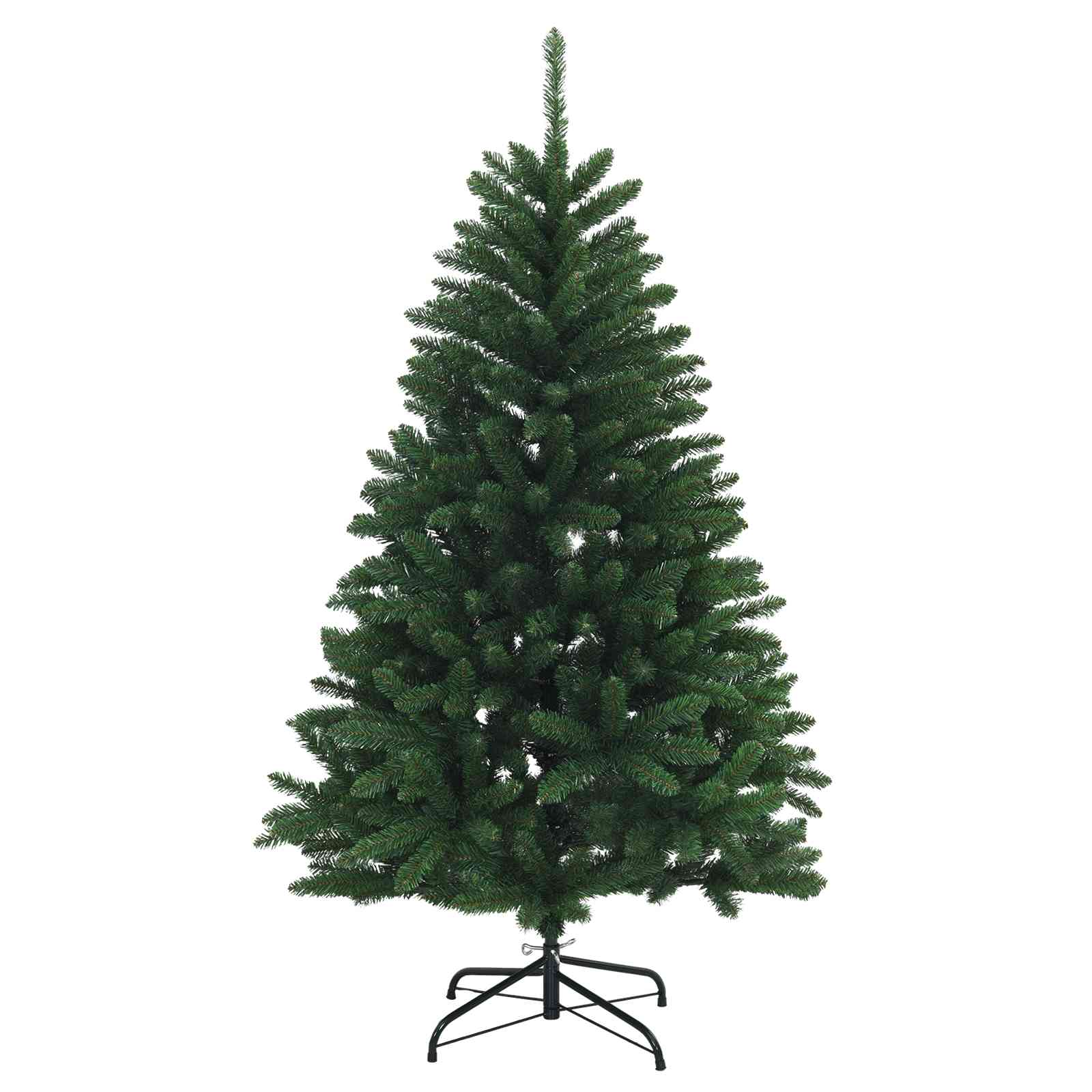 Umetno božično drevesce, srednje zeleno, z bunkicami 180 cm