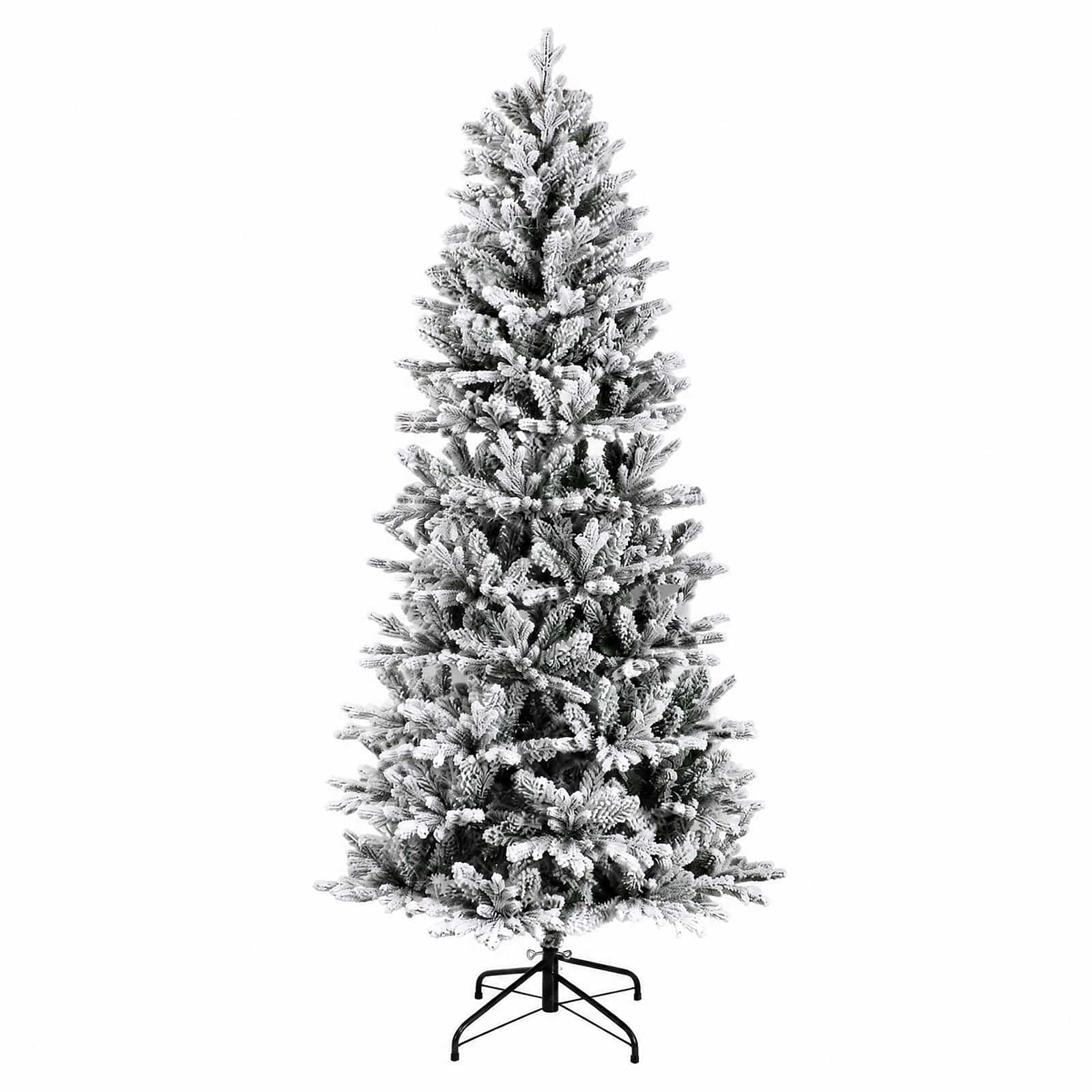 Umetna božična jelka z bučko 210 cm 300 LED Toplo bela