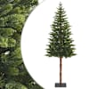 vidaXL Kunstlik kokkupandav j&otilde;ulupuu 180 cm PVC ja metall Roheline