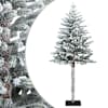 vidaXL Kunstlik kokkupandav j&otilde;ulupuu 120 cm PVC ja metall