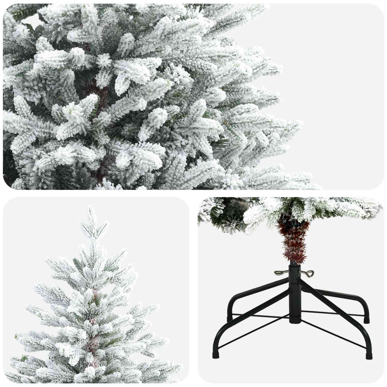 Umetno Zložljivo Božično Drevo 120 cm PVC in kovina