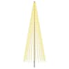 vidaXL LED j&otilde;ulupuu 385 cm 1148 LED-i Soe valge Raud Must
