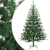 vidaXL Kunstlik kokkupandav j&otilde;ulupuu 150 cm PVC ja metall Roheline