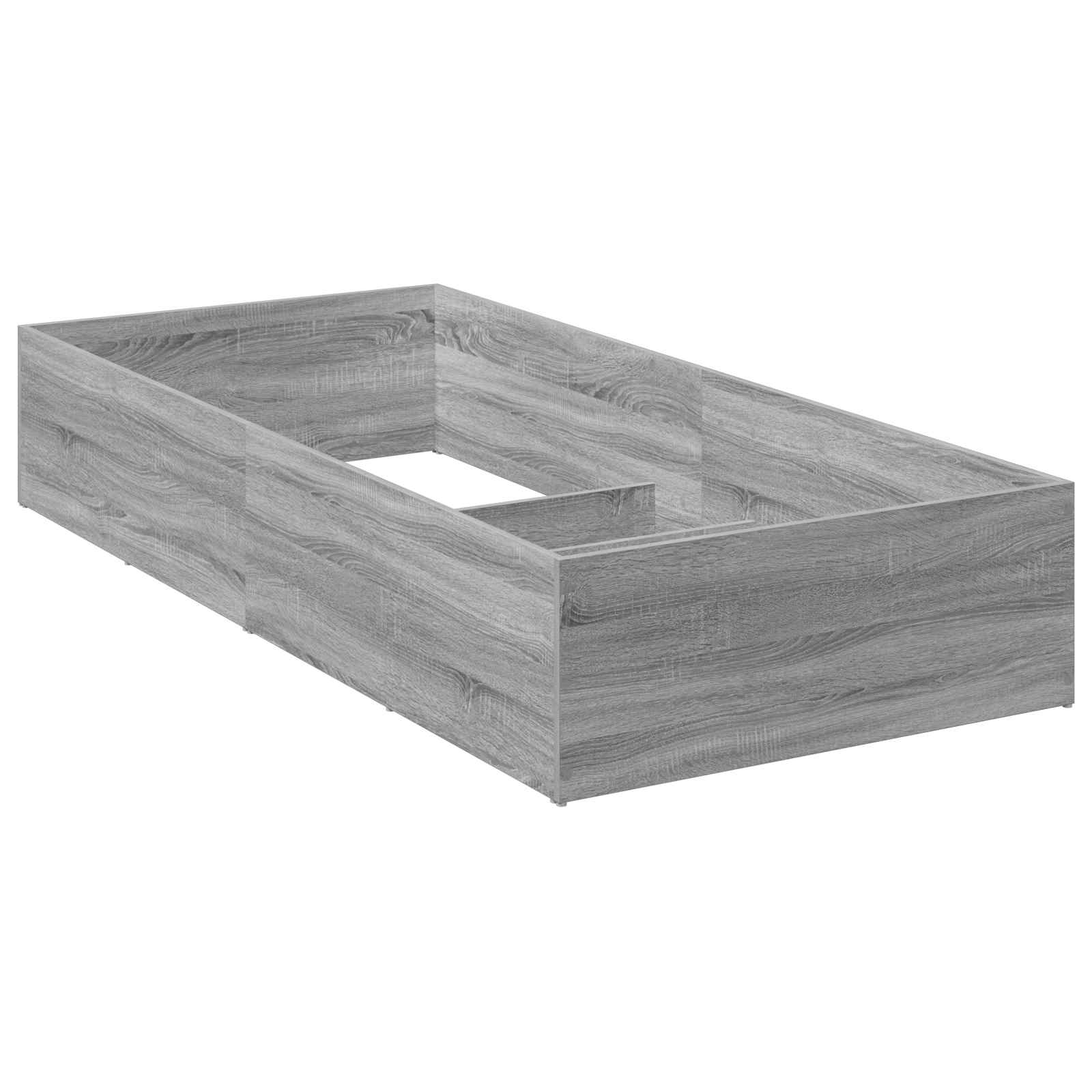 vidaXL Rám pro polohovatelnou základnu postele Šedý Sonoma 80 x 200 cm