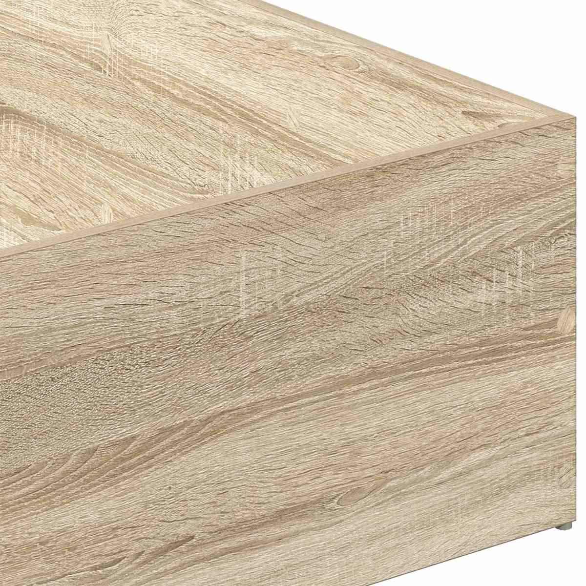 Sengeomkransning til justerbar sengebund Sonoma-eg 90 x 200 cm - Billede 6