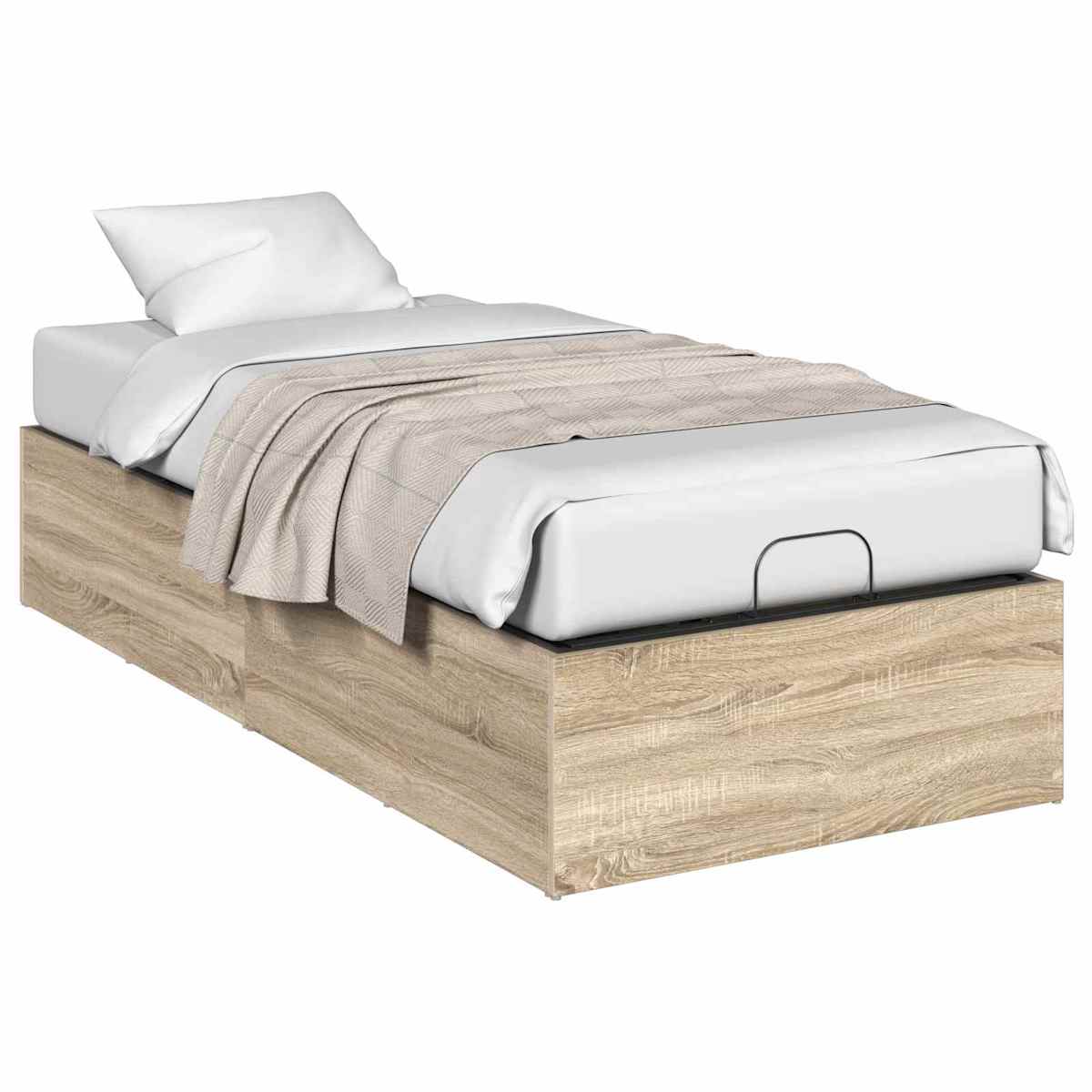 Sengeomkransning til justerbar sengebund Sonoma-eg 90 x 200 cm - Billede 3