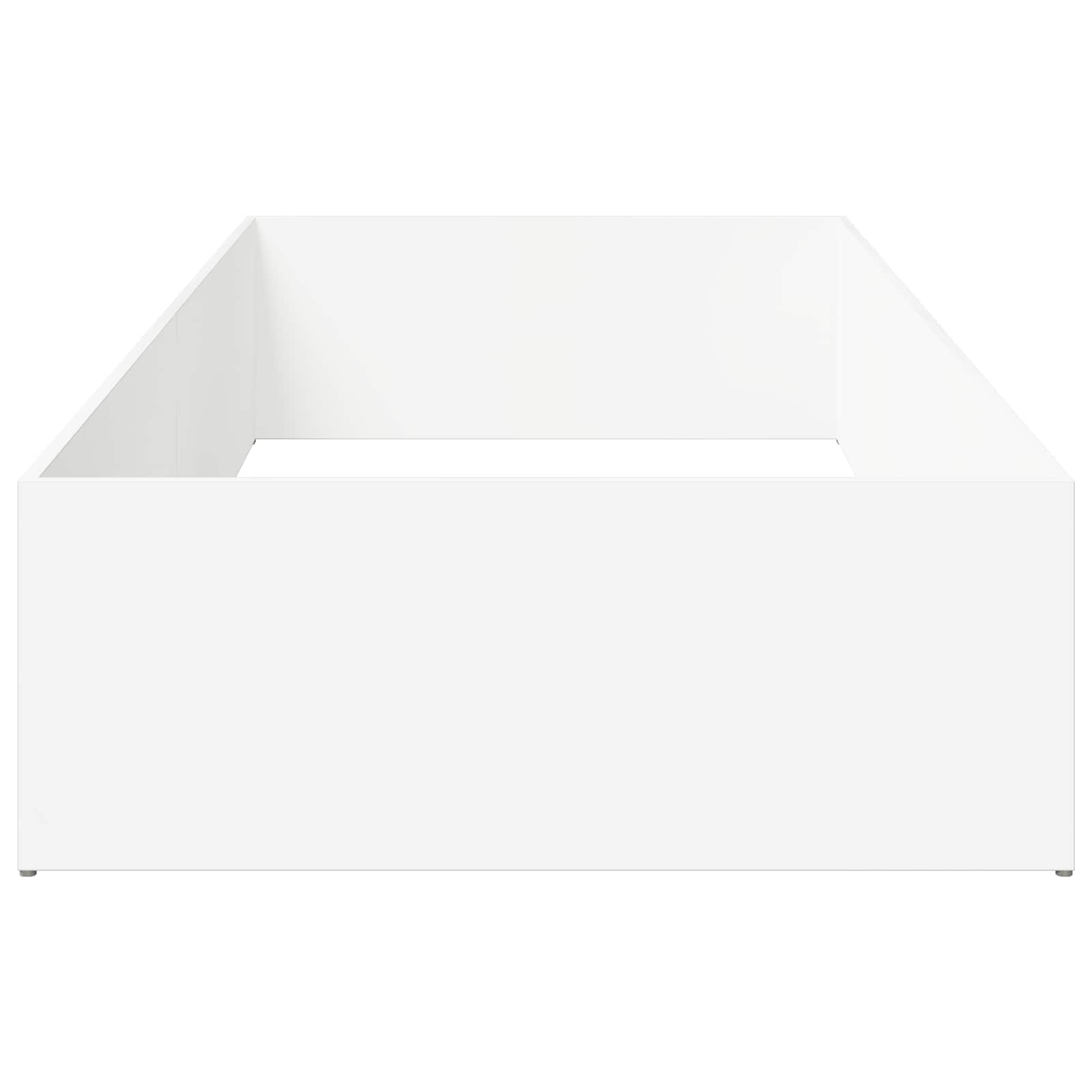 Posteljni obod za nastavljivo posteljno dno Bela 100 x 200 cm