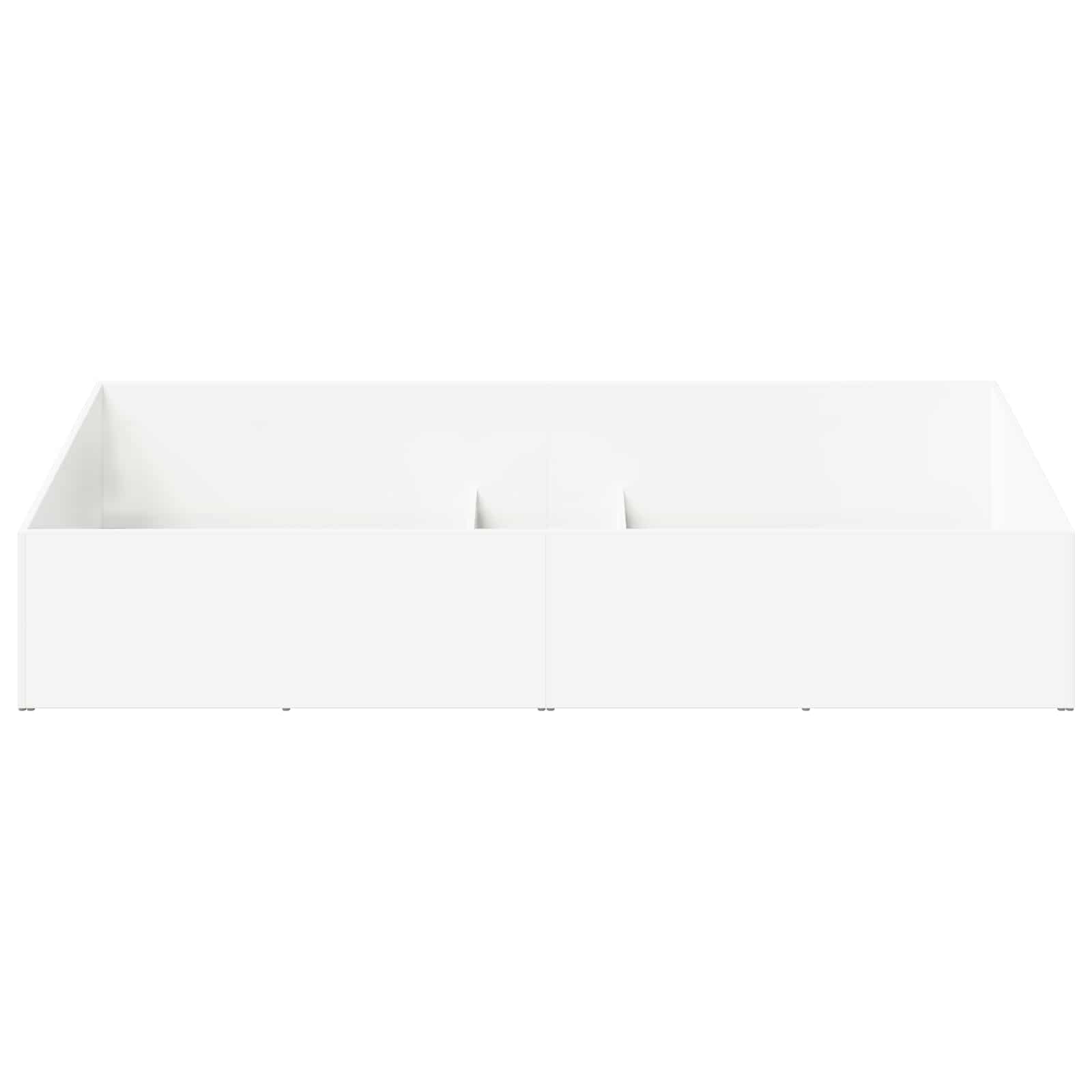 Posteljni obod za nastavljivo posteljno dno Bela 100 x 200 cm