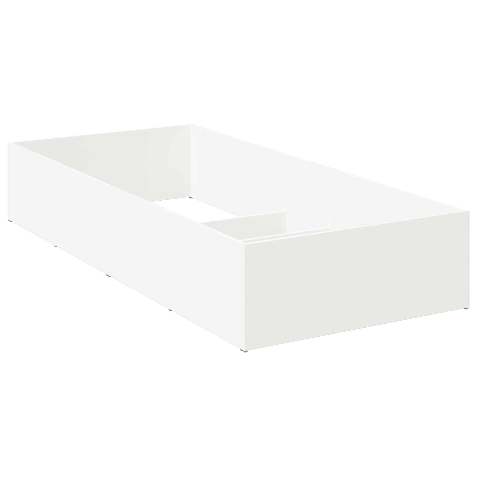 vidaXL Rám pro polohovatelnou základnu postele Bílá 100 x 190 cm