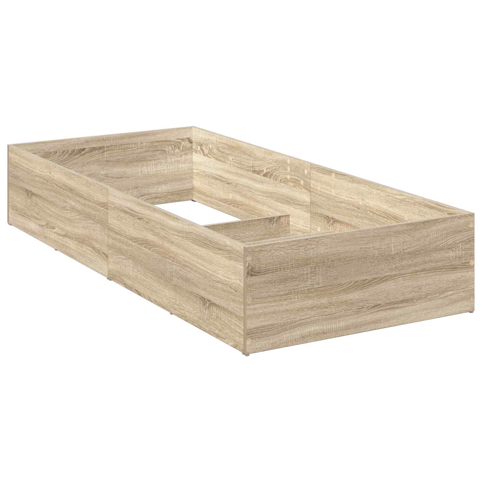 vidaXL Rám pro polohovatelnou základnu postele Dub sonoma 100 x 190 cm