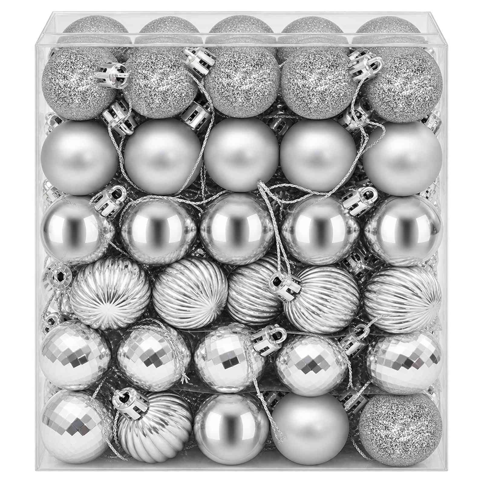 vidaXL Kerstballen set 150 st zilver Dia. 3 cm Polystyreen, foto 2
