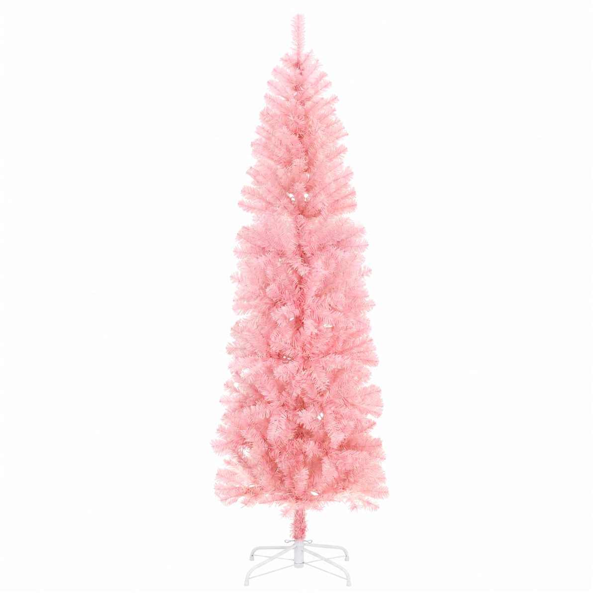 Kunstigt slankt juletræ PVC og Stål - Billede 3