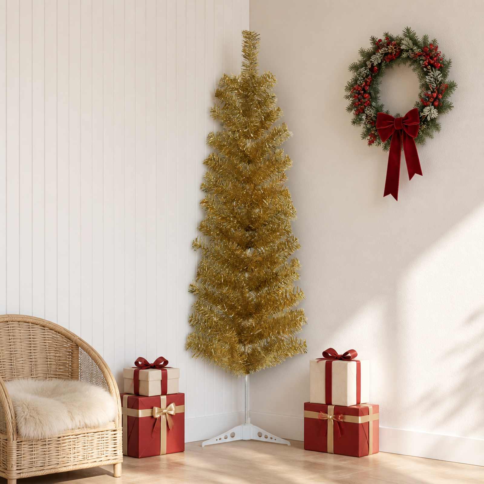 Artificial Slim Christmas Tree