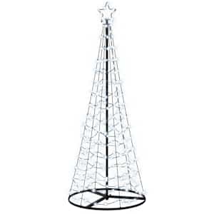 vidaXL Alusega spiraalne LED-j&otilde;ulupuu EKENAS 180 cm 220 LED-i