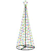 vidaXL Alusega spiraalne LED-j&otilde;ulupuu EKENAS 180 cm 220 LED-i