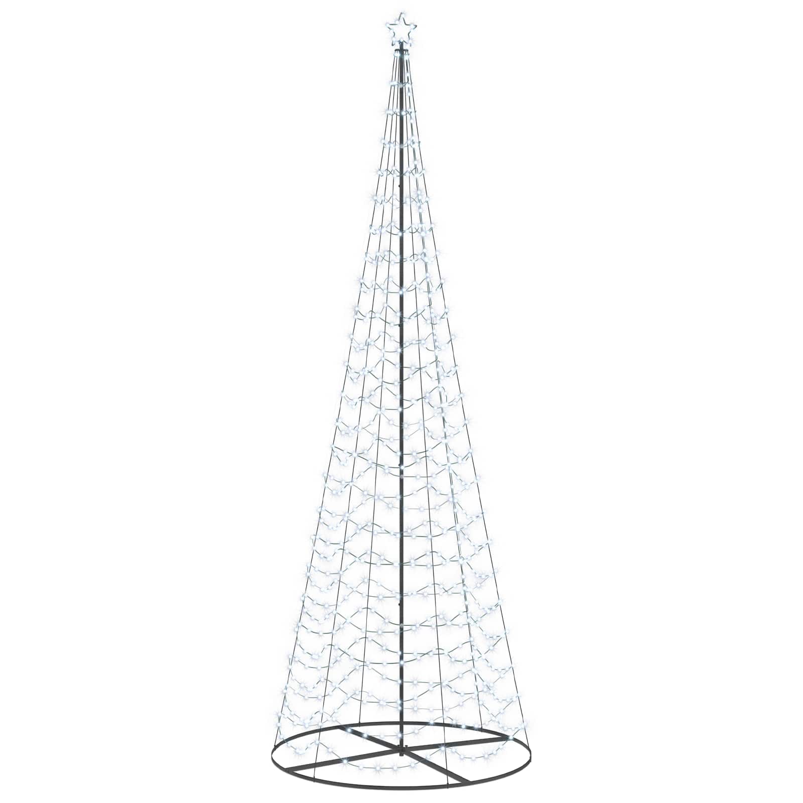 vidaXL Špirálový LED vianočný stromček s podstavcom EKENAS 400 cm
