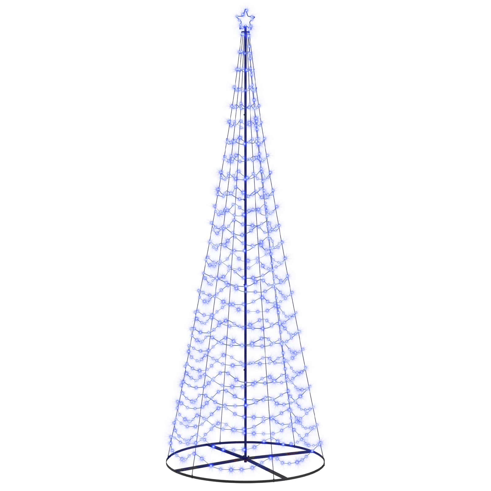 vidaXL Špirálový LED vianočný stromček s podstavcom EKENAS 400 cm