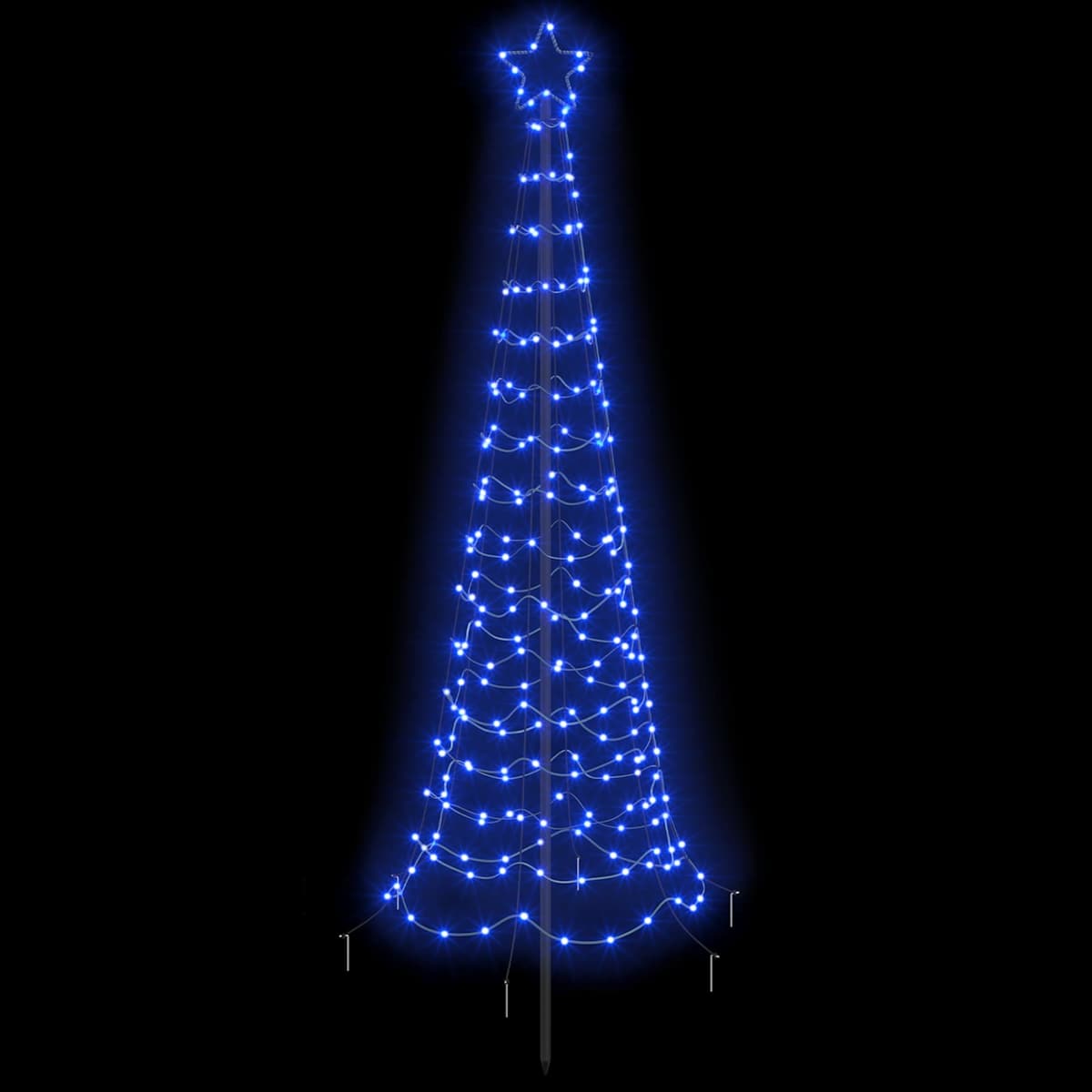 LED-spiraljuletræ med jordspyd EKENAS 868 LED'er - Billede 3