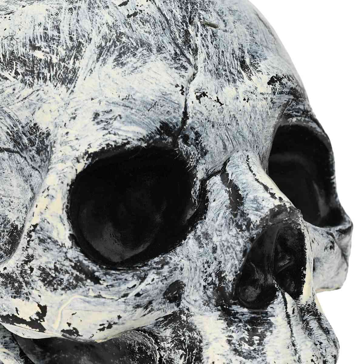 Halloween-kranium SPOOKA 2 stk. Hvid 12 x 15 x 17.5 cm Plastik - Billede 6