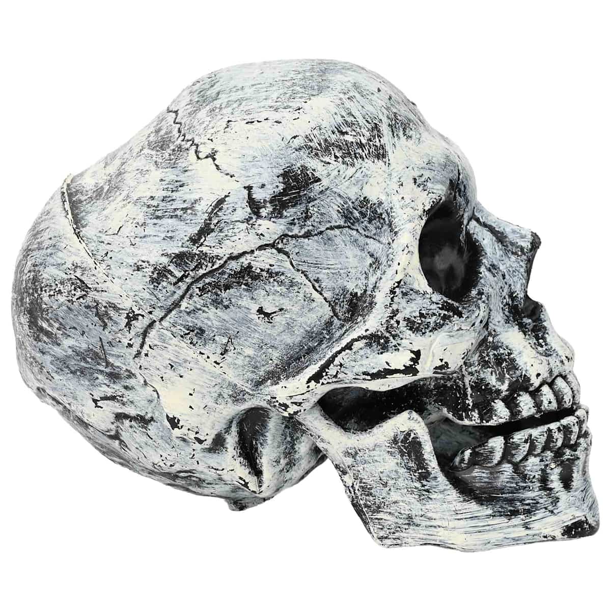 Halloween-kranium SPOOKA 2 stk. Hvid 12 x 15 x 17.5 cm Plastik - Billede 4