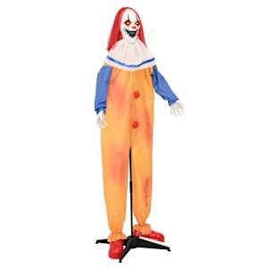 vidaXL Hirmus halloweeni kloun SPOOKA Kollane ja Sinine 126,5 x 180 cm