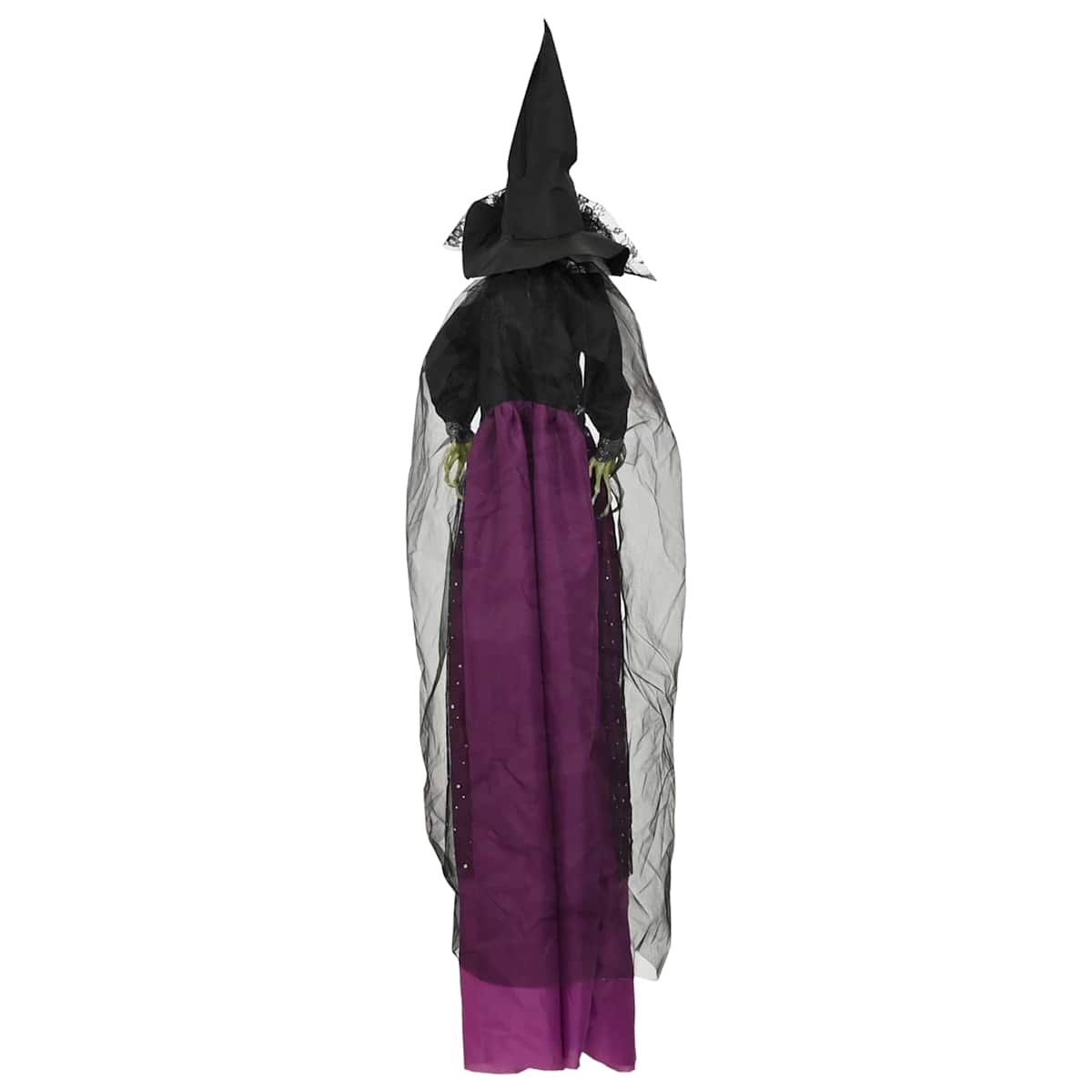 Hængende halloween-heks SPOOKA Lilla 30 x 133 cm - Billede 5