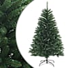 vidaXL Kunstlik kokkupandav j&otilde;ulupuu 180 cm PVC Keskmine roheline