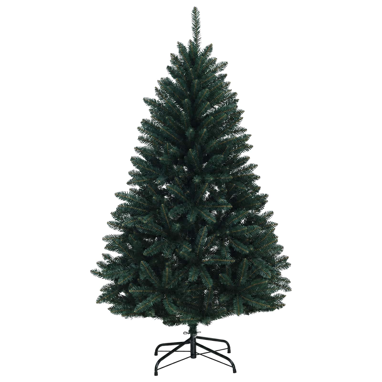 Umetno Zložljivo Božično Drevo 120 cm PVC Temno zelena