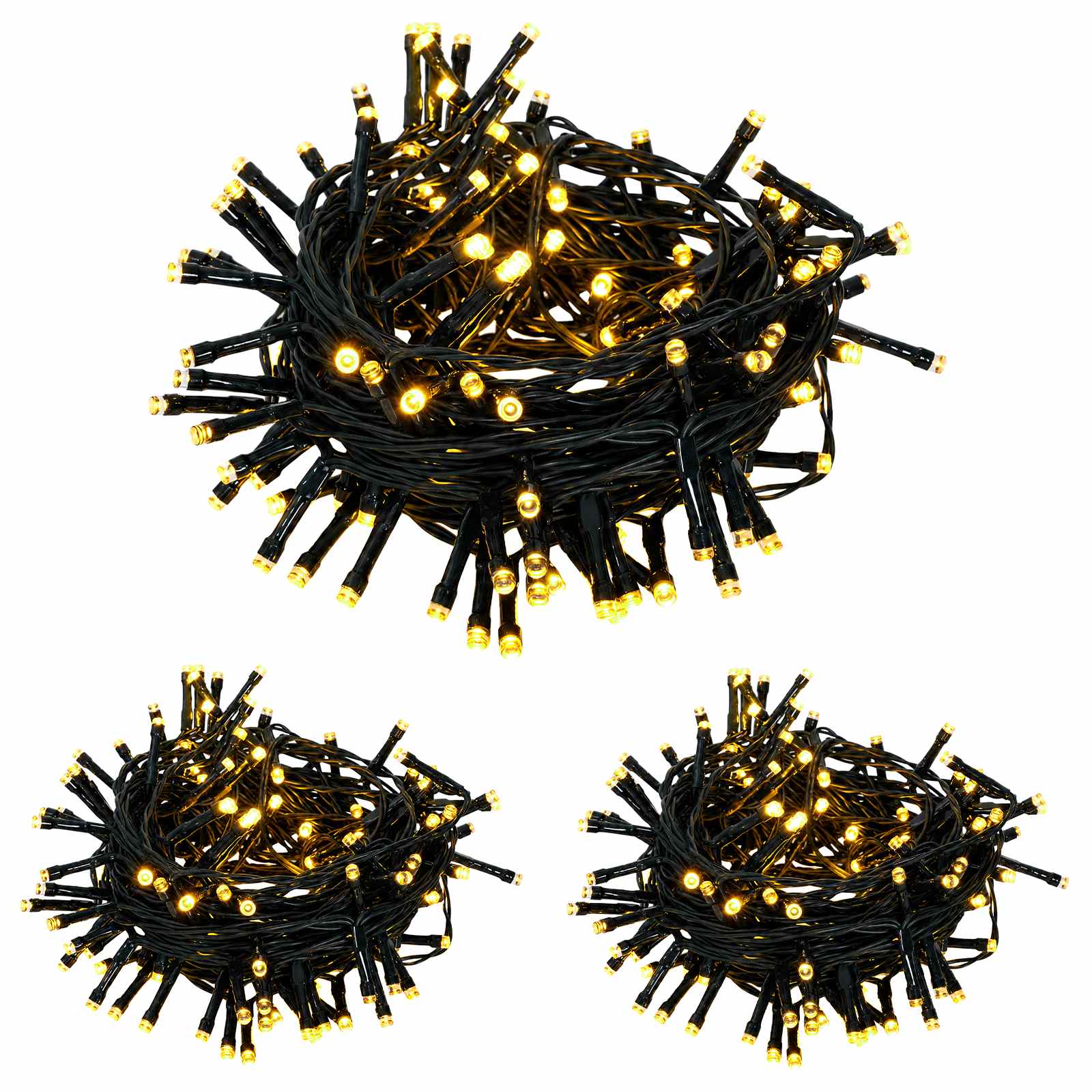 Komplet mini božičnih dreves 120 cm 275 LED Toplo bela