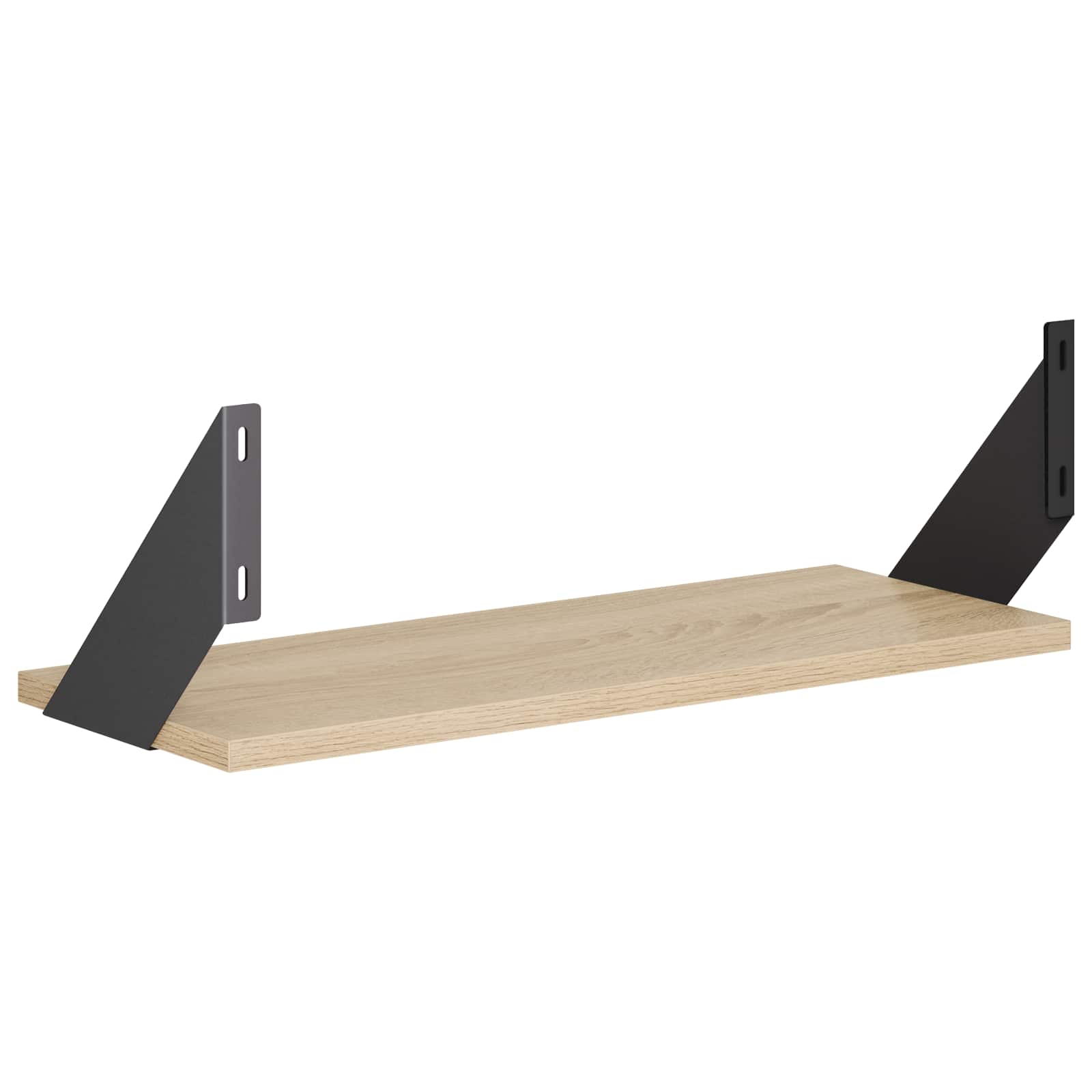 Stenske police 4 kos Sonoma hrast 50 x 20 x 17 cm