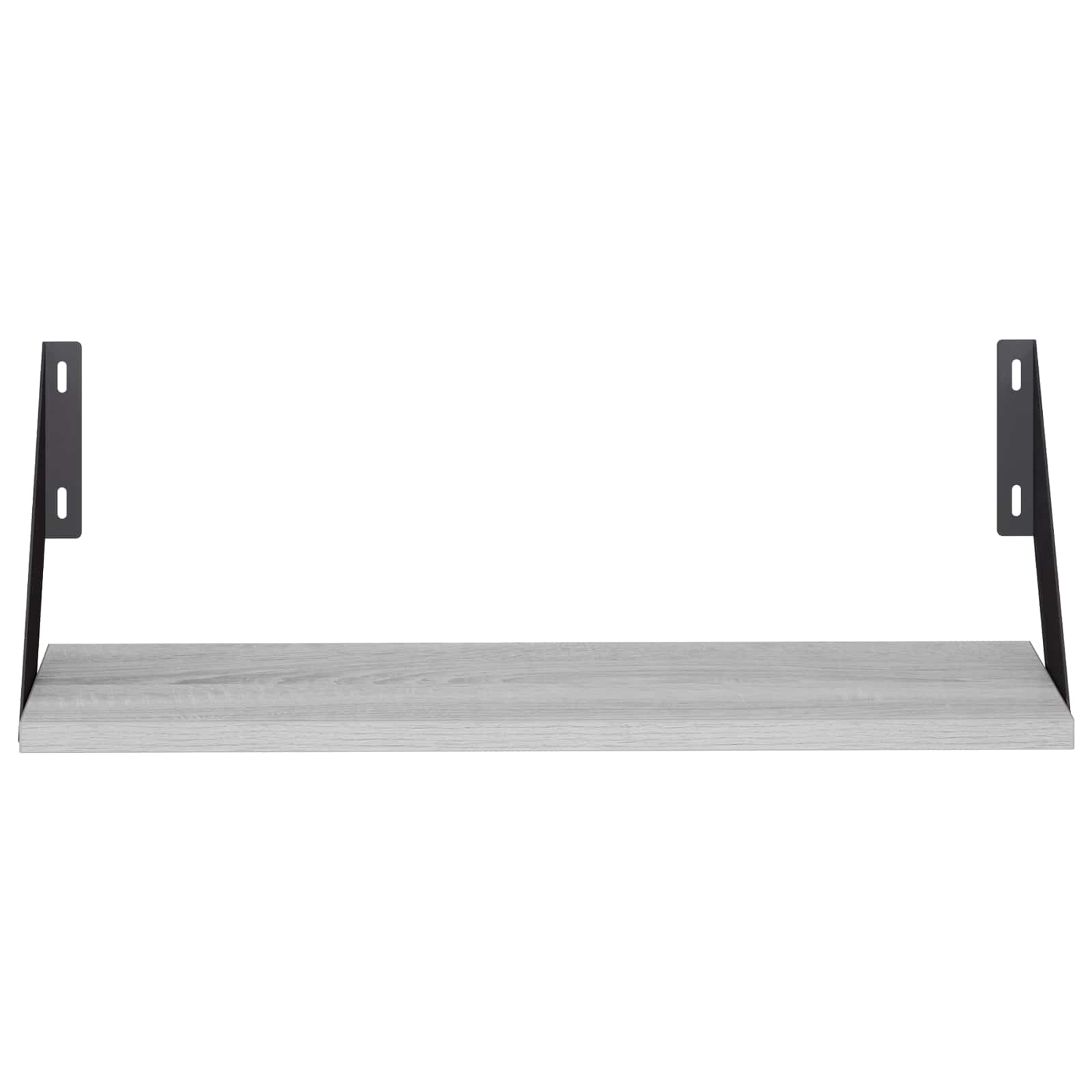 Stenske police 2 kos Siva Sonoma 50 x 20 x 17 cm