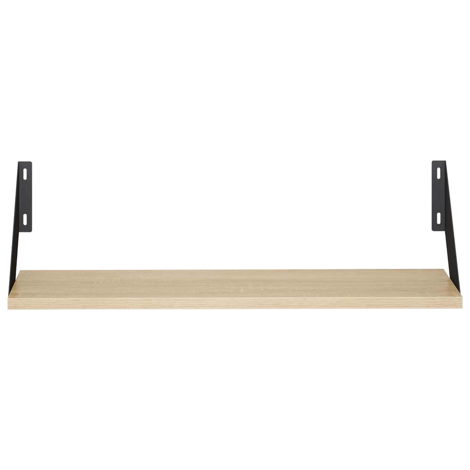 Stenske police 2 kos Sonoma hrast 60 x 20 x 17 cm