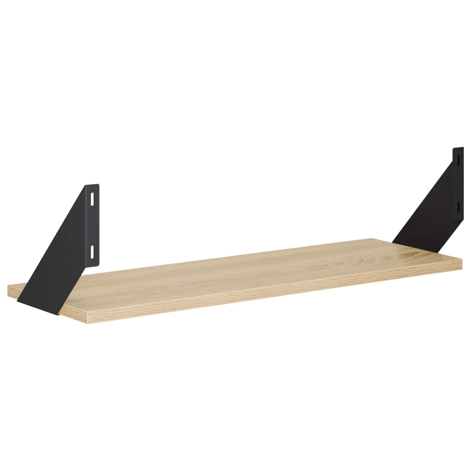 Stenske police 4 kos Sonoma hrast 60 x 20 x 17 cm