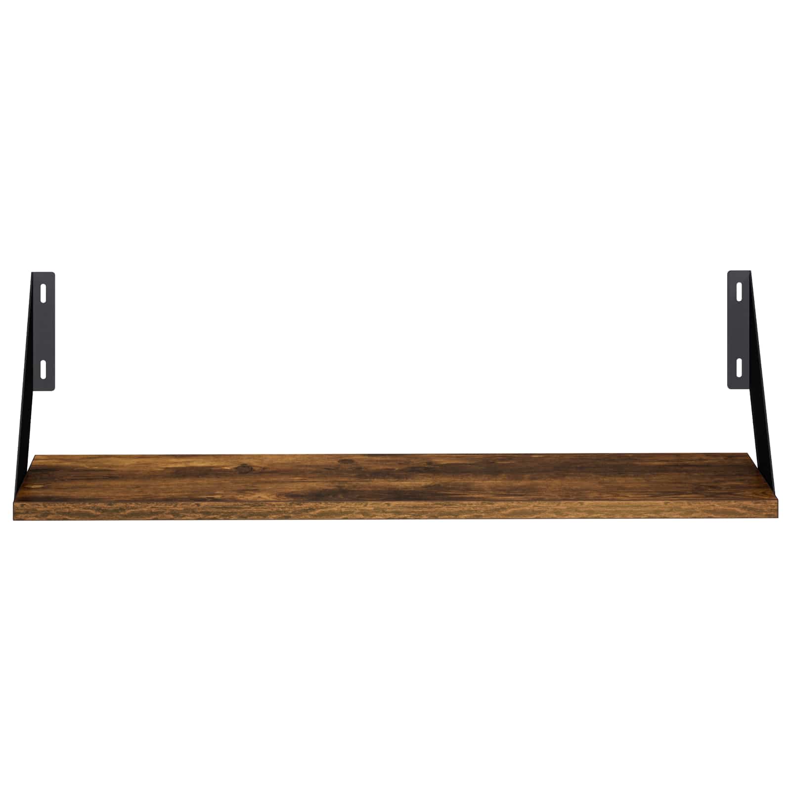 Stenske police 4 kos Dimljen hrast 60 x 20 x 17 cm