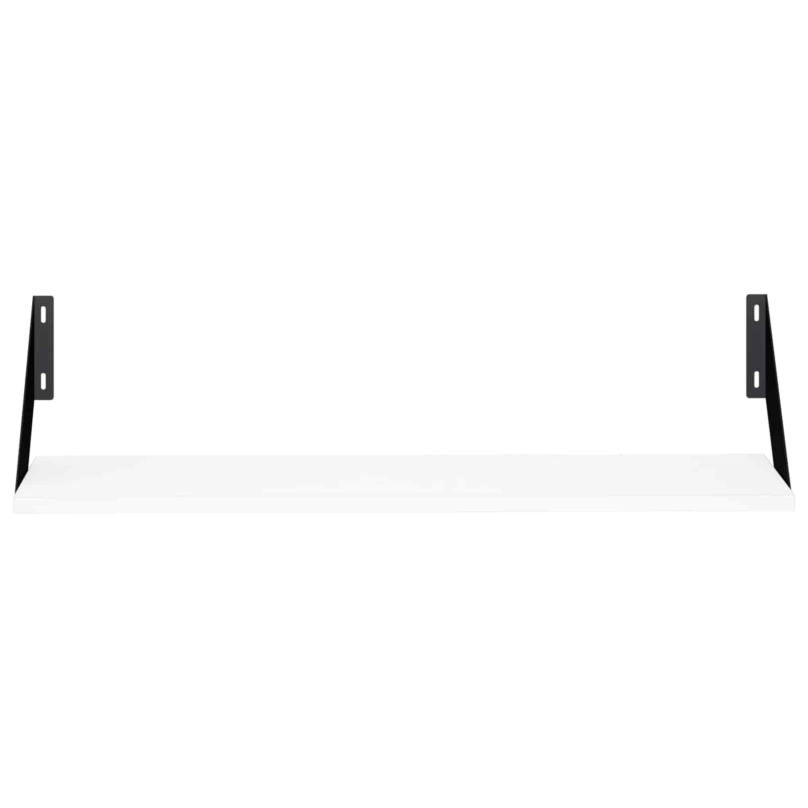 Stenske police 2 kos Bela 70 x 20 x 17 cm