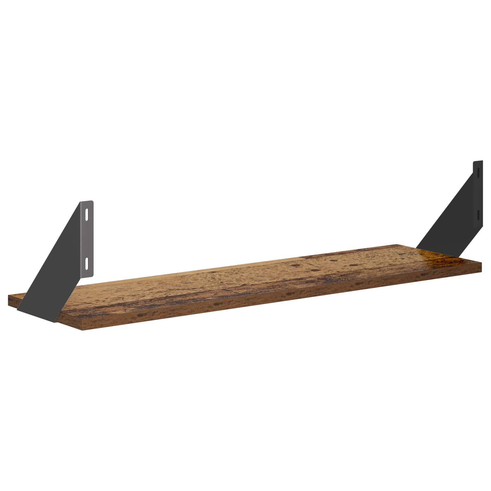Stenske police 4 kos Star les 70 x 20 x 17 cm