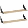 vidaXL Seinakarbid 2 tk Sonoma tamm 80 x 20 x 17 cm